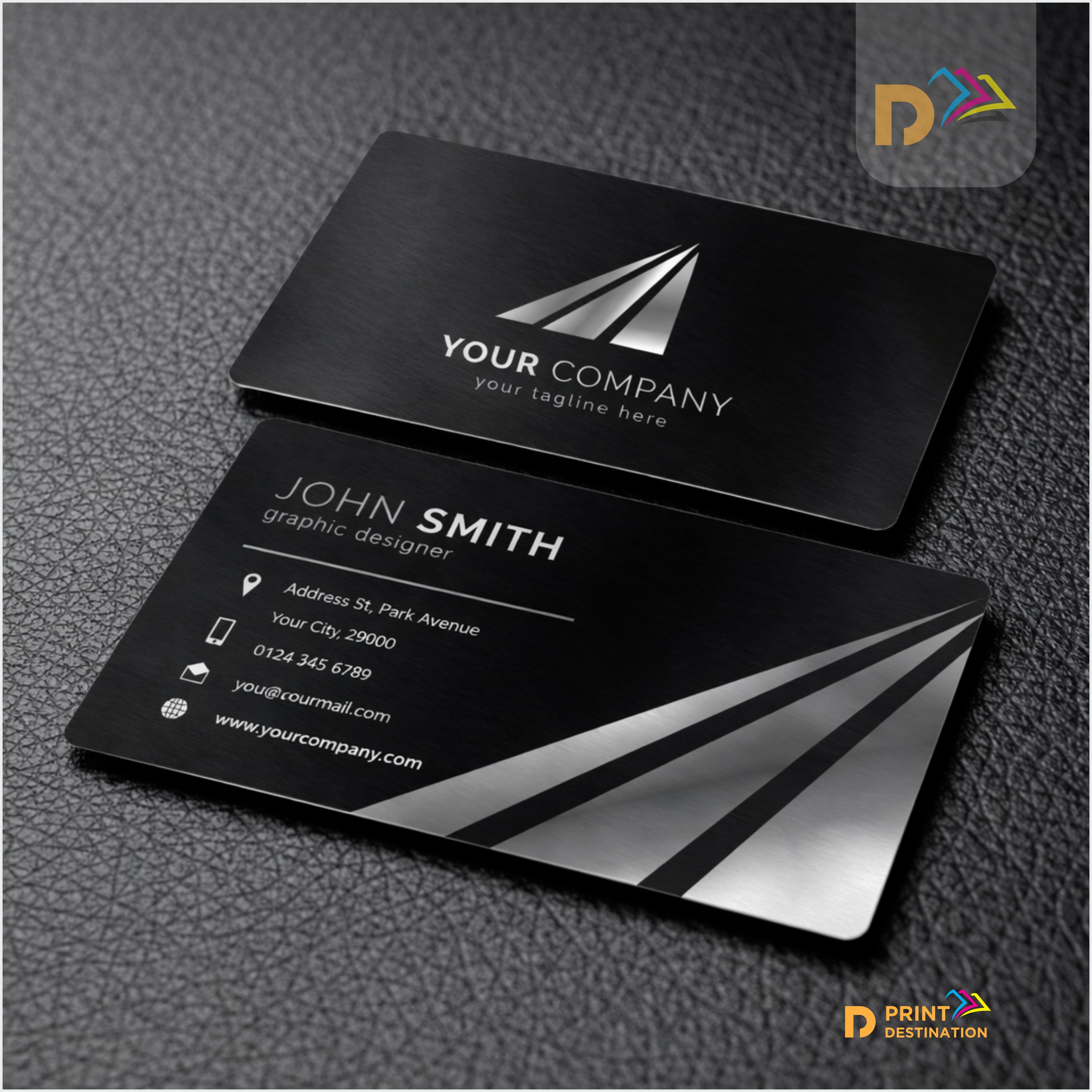 Metal Silver Business Cards Metal Silver Business Cards