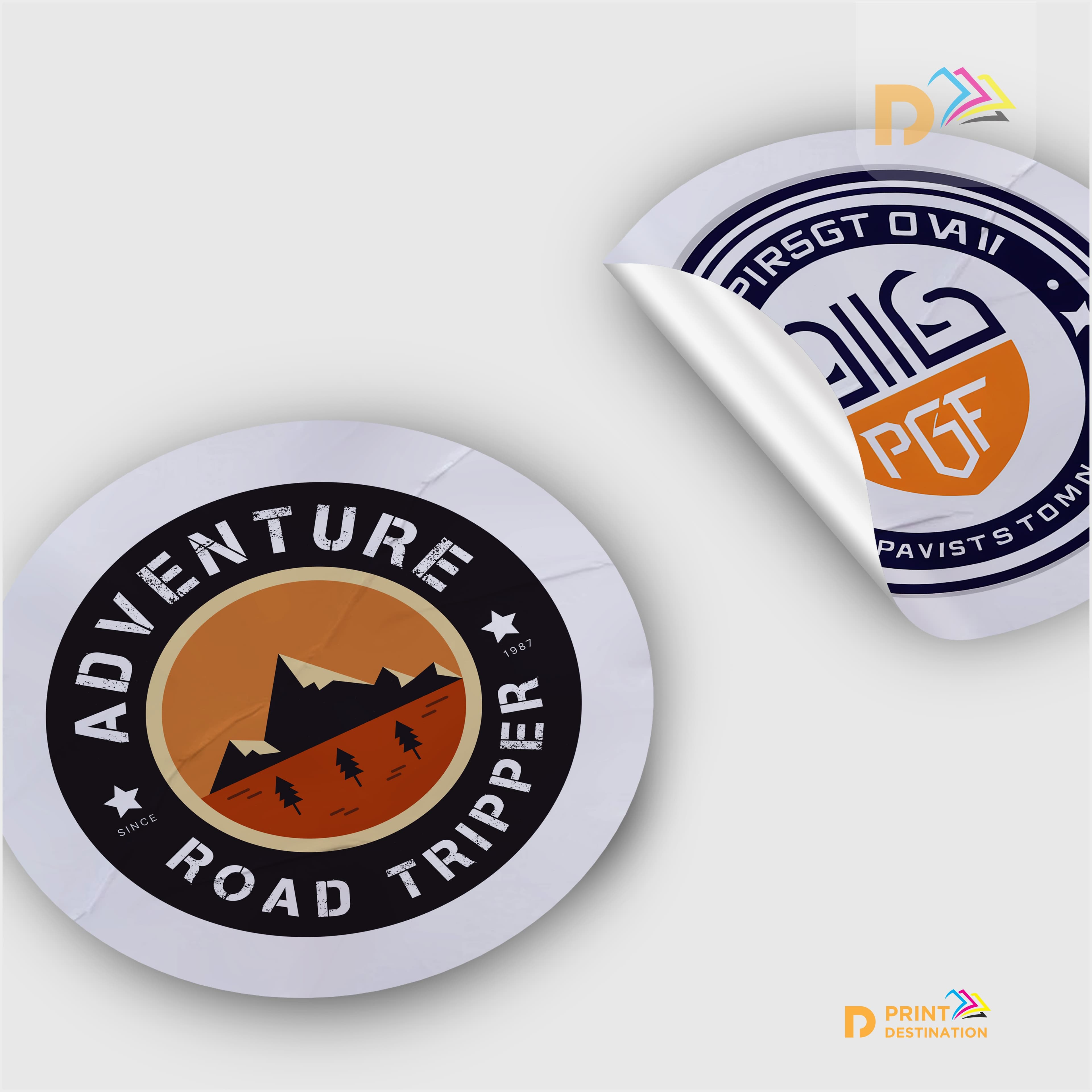 Round Stickers - Supplied Individually Round Stickers - Supplied Individually